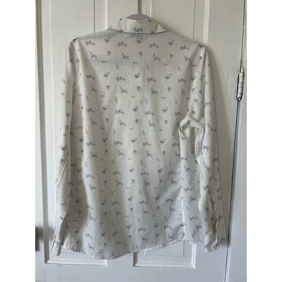 Simms women’s fly fishing pattern button up shirt XL quick dry upf lightweight - Picture 3 of 7